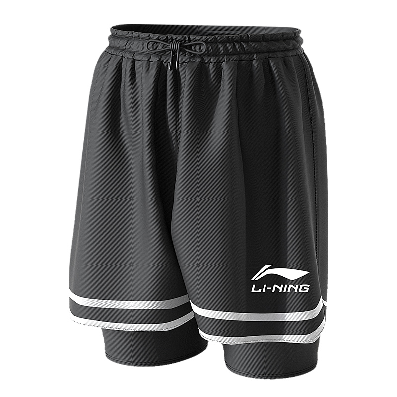 

Мужские черные пляжные шорты LiNing