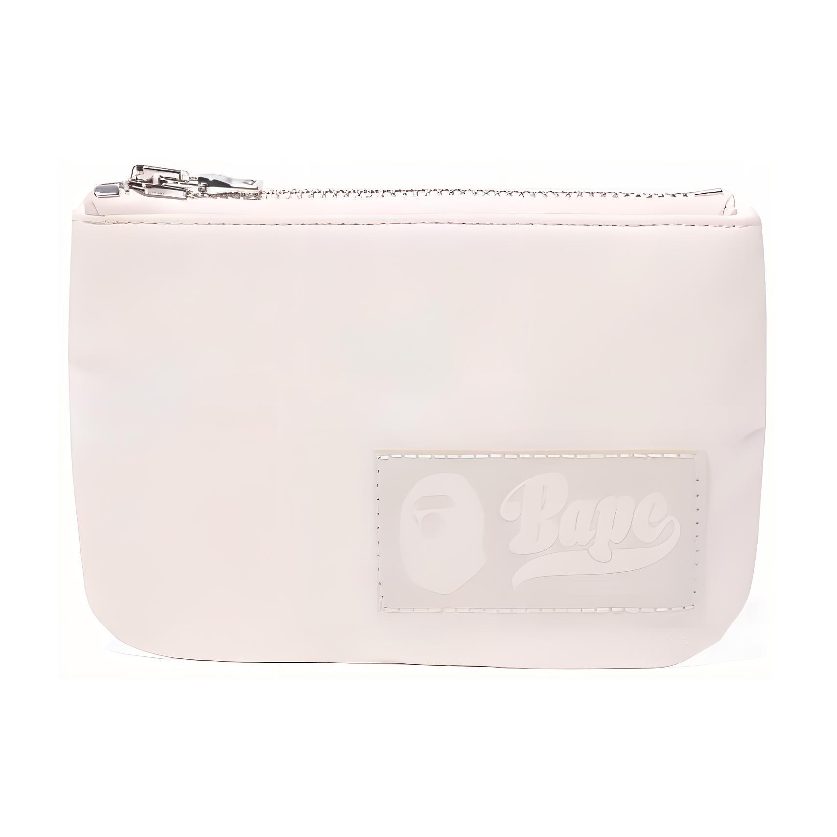 

A BATHING APE Кожаный кошелек Bape Nylon Regular мужской сине-черно-белый, White