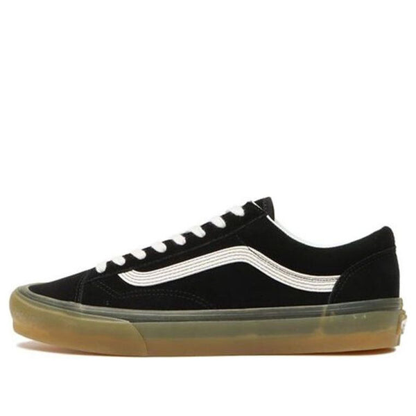 

Кроссовки style 36 low top retro casual skate shoes black white 'black white brown' Vans, черный