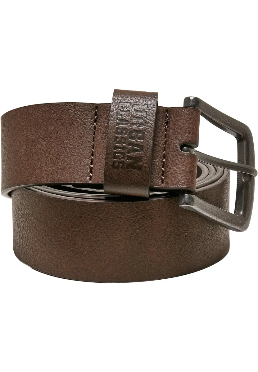 

Поясной ремень URBAN CLASSICS " Urban Classics Unisex Leather Imitation Belt", коричневый