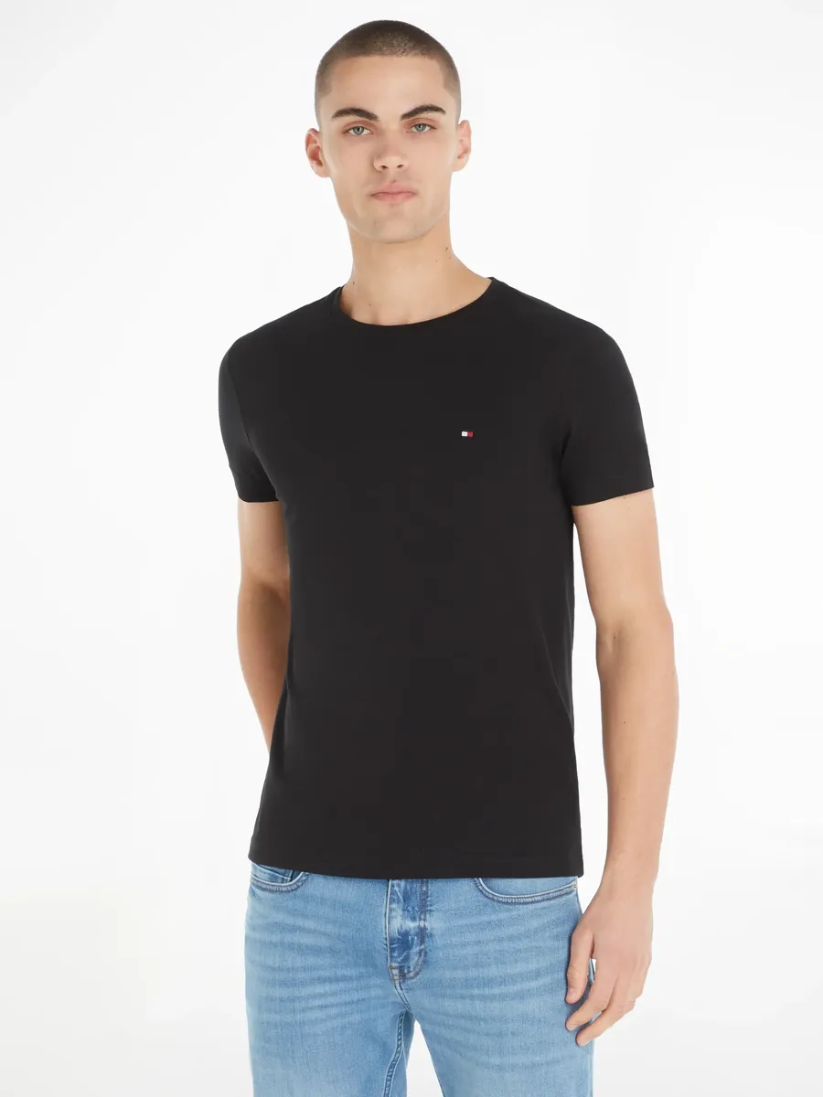 

Футболка Tommy Hilfiger "CORE STRETCH SLIM C-NECK TEE", черный