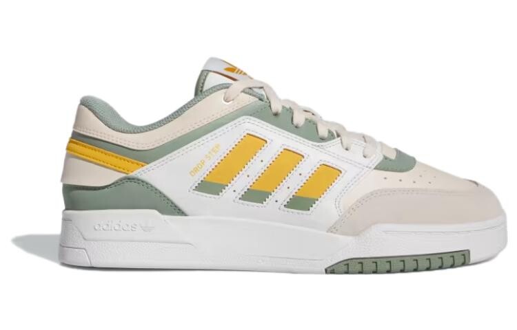 Мужские кроссовки для скейтбординга adidas originals Drop Step, White/Green/Yellow — фото 2