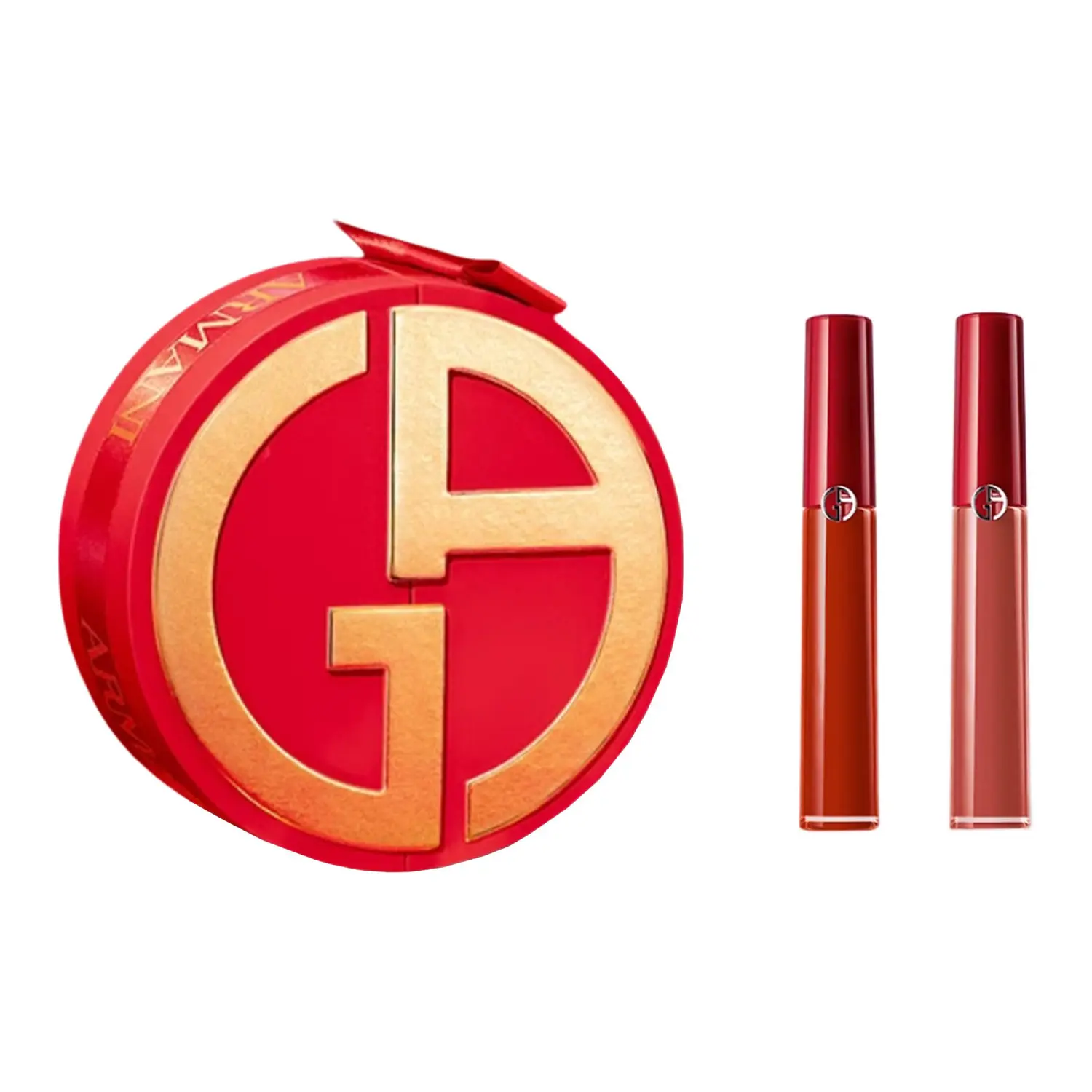 

GIORGIO ARMANI Amani Redtube рождественский бокс лимитированная серия комплект одежды блеск для губ велюр 2 шт