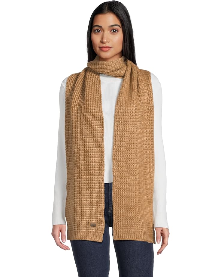 

Шарф UGG Waffle Scarf, цвет Chestnut