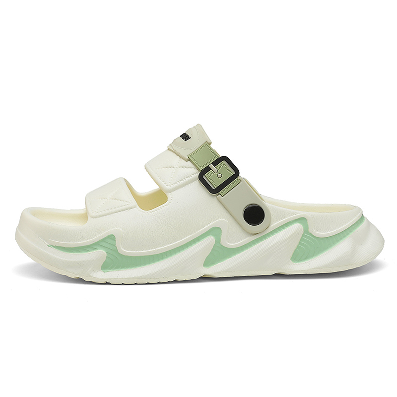 

RENBEN Бесшумные противоскользящие шлепанцы мужские бежево-зеленые, цвет Beige Green