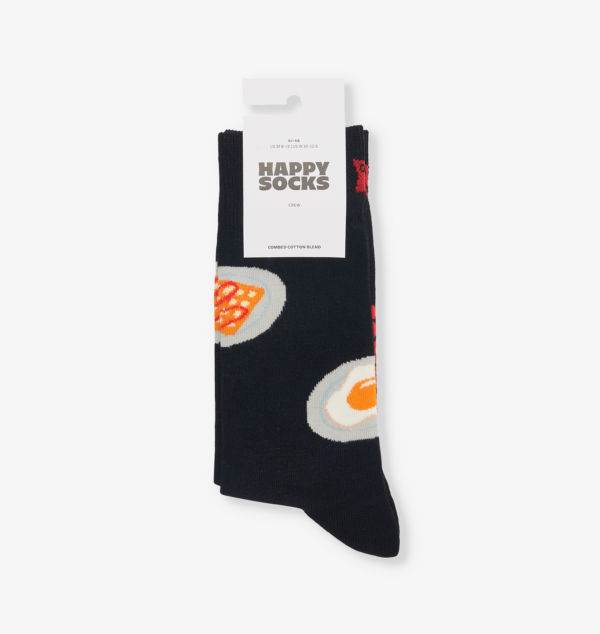 

Носки из хлопковой смеси с логотипом Breakfast Happy Socks, черный