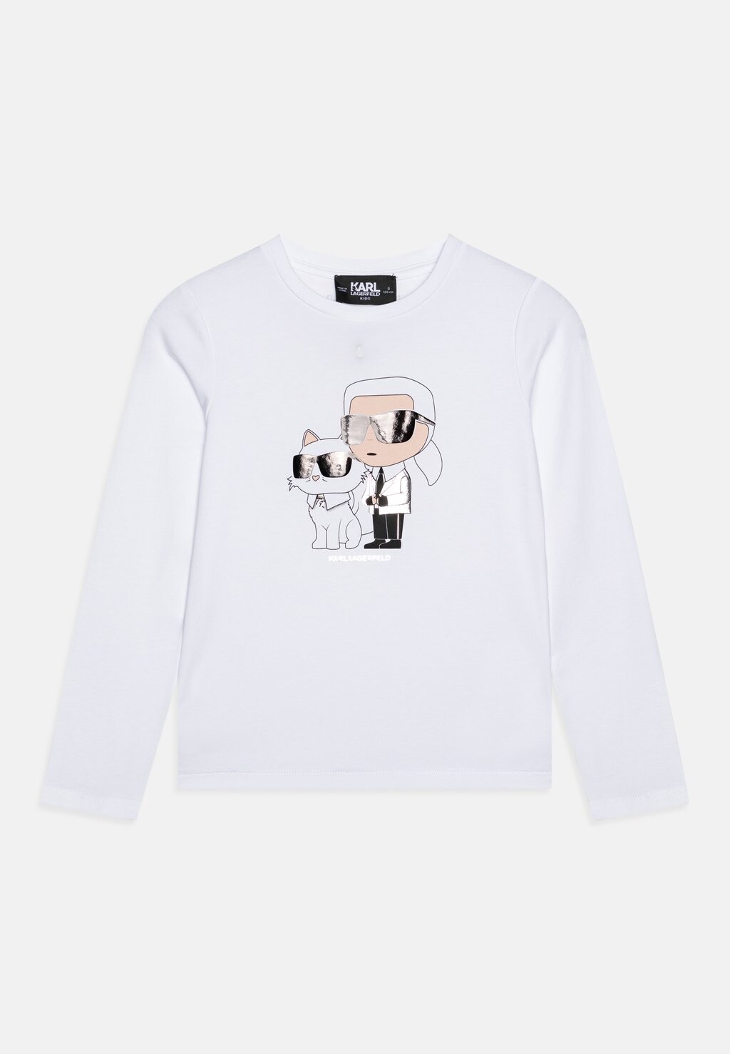 

Лонгслив Karl Lagerfeld, белый