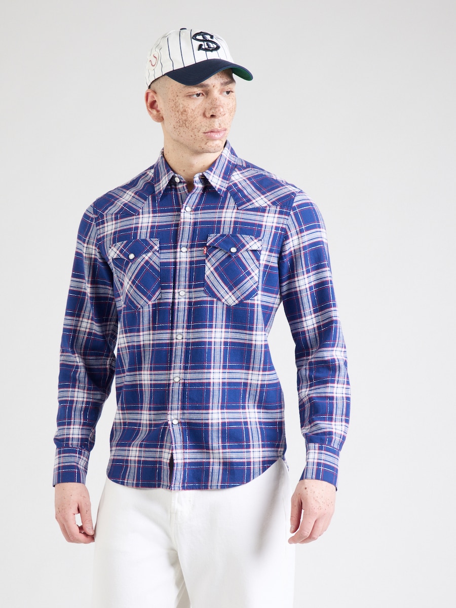 Рубашка на пуговицах классического кроя LEVI'S , Cobalt Blue — фото 3