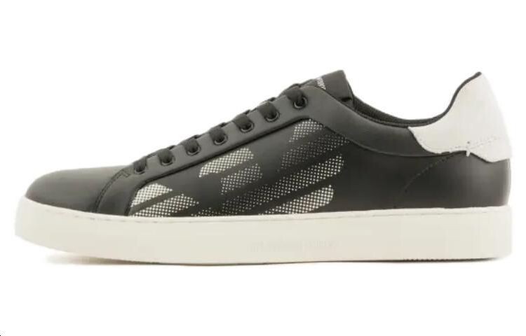 

Кроссовки EMPORIO ARMANI Skateboarding Shoes Men Low-top Black, черный