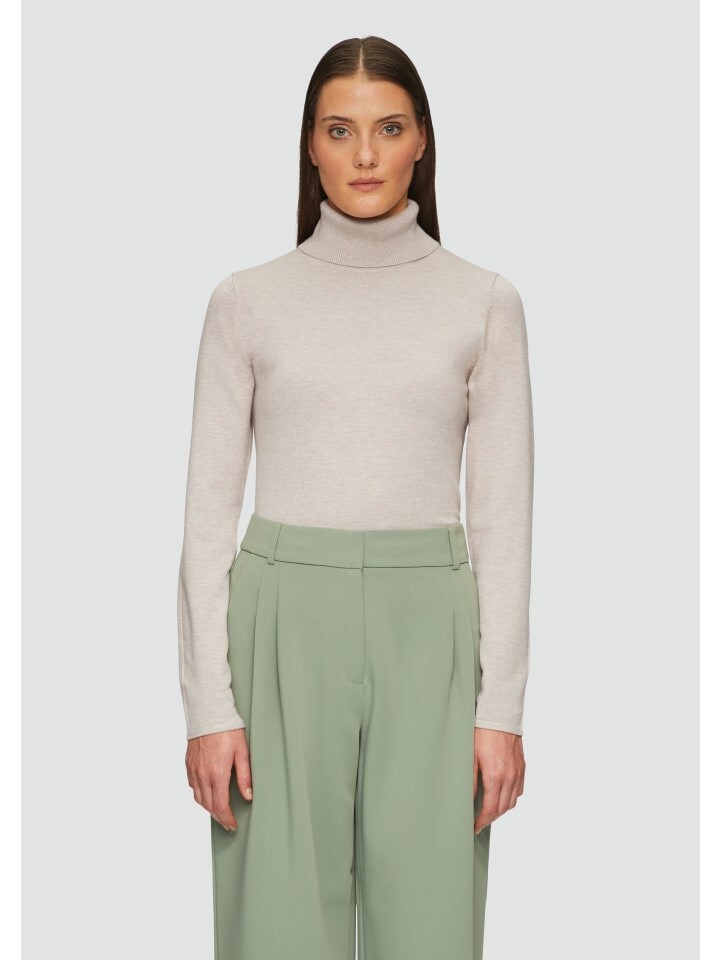 

Пуловер s.Oliver BLACK LABEL Strickpullover langarm, бежевый