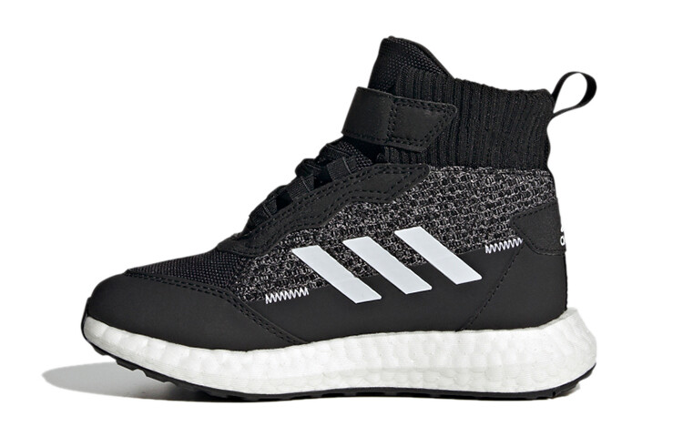

Кроссовки Rapida Kids Детские высокие черные/белые Adidas