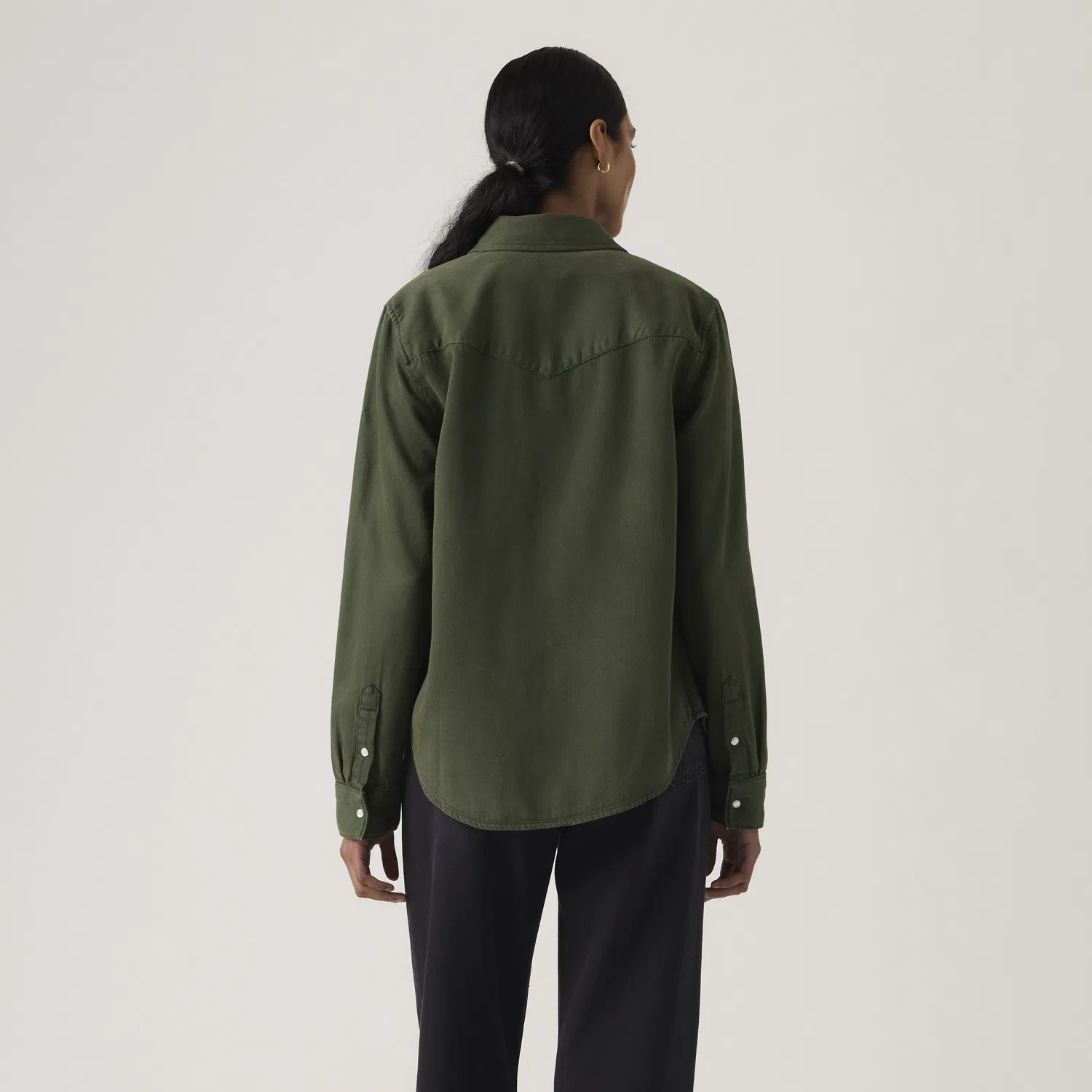 Знаменитая рубашка в стиле вестерн Levi's, Green — фото 4