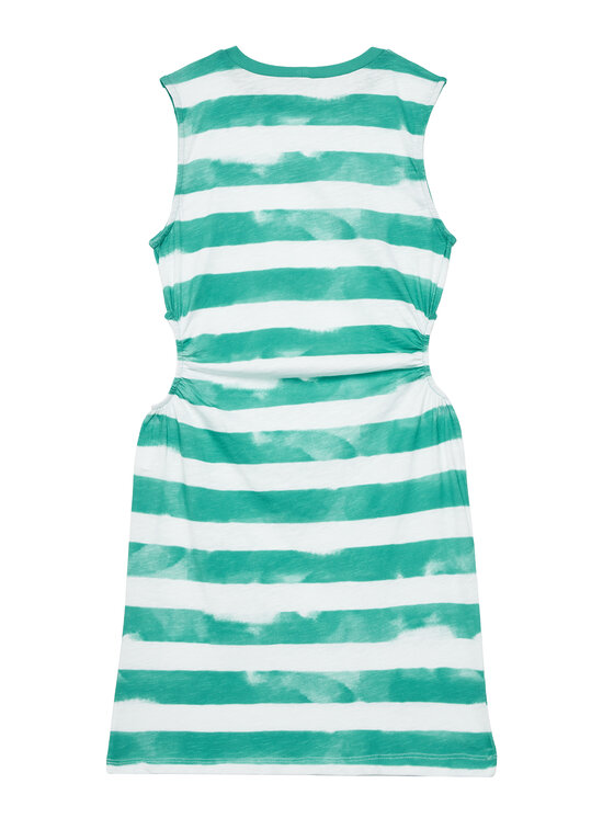 Летнее платье стандартный крой 3SL3CV013 United Colors Of Benetton, зеленый — фото 2