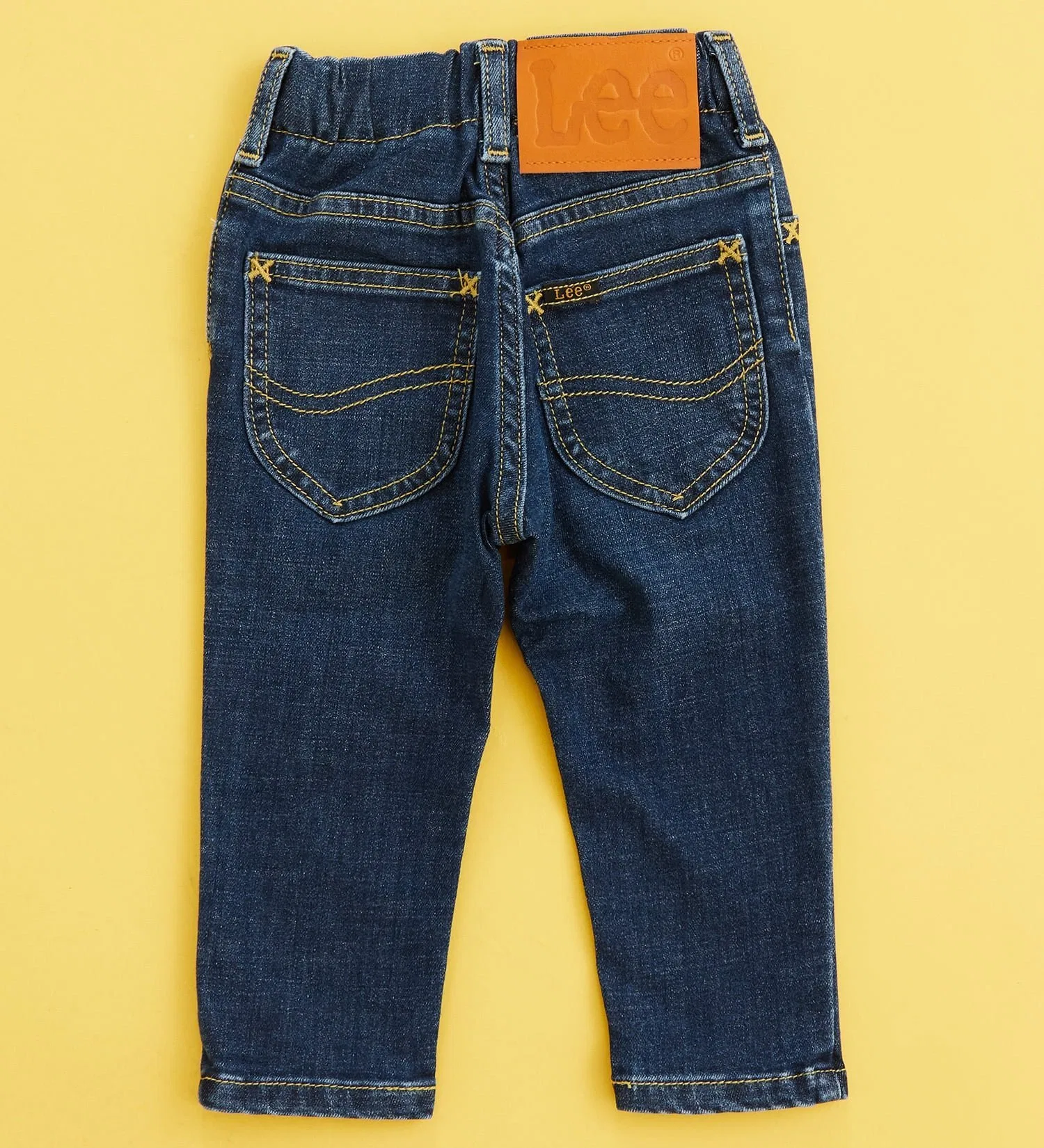 Джинсовые брюки Baby Stretch Straight Denim Pants (80-100 см) Lee, Medium blue — фото 2
