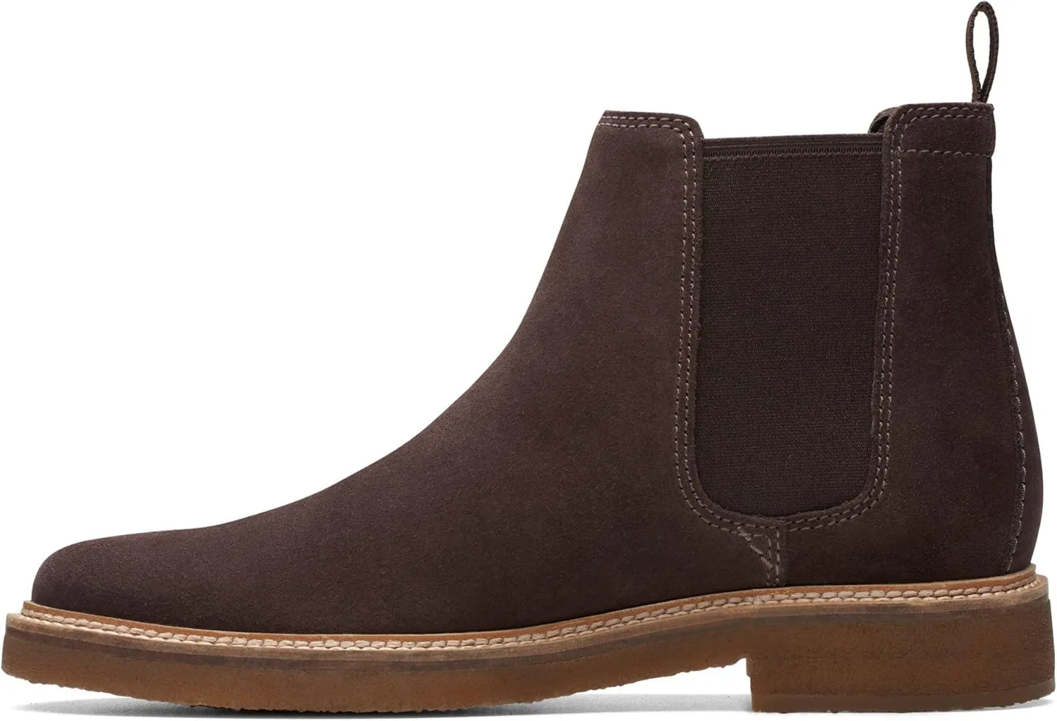 Мужские ботинки Clarks Clarkdale EasyChelsea, 2-Dark Brown Suede — фото 4
