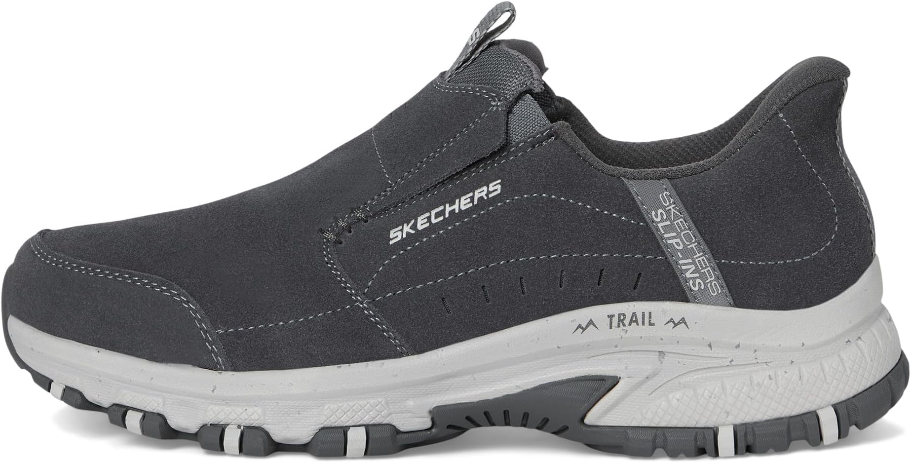 Кроссовки SKECHERS Hillcrest Cedar Root Hands Free Slip-in, Charcoal — фото 4