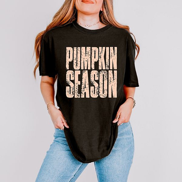 

Футболка с принтом Pumpkin season, дистресс Simply Sage Market, Black, Черный, Футболка с принтом Pumpkin season, дистресс Simply Sage Market, Black