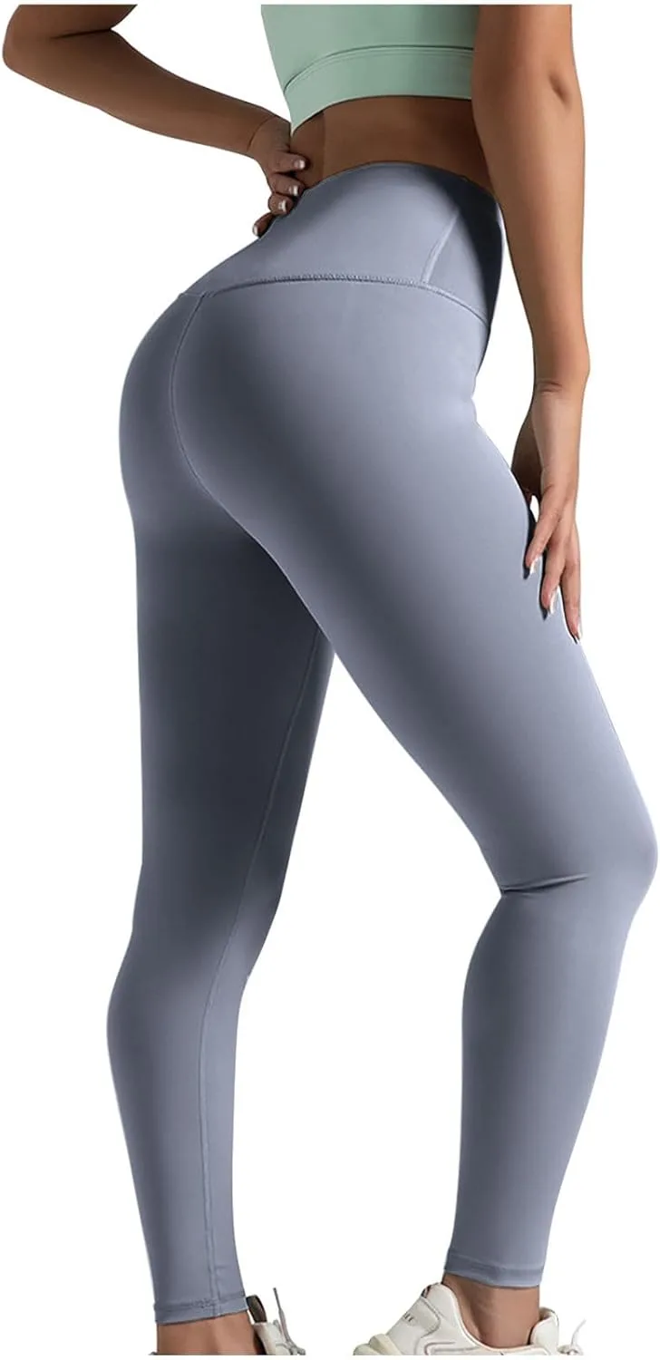 

Женские йога-штаны с эластичной талией и эффектом подтяжки ягодиц