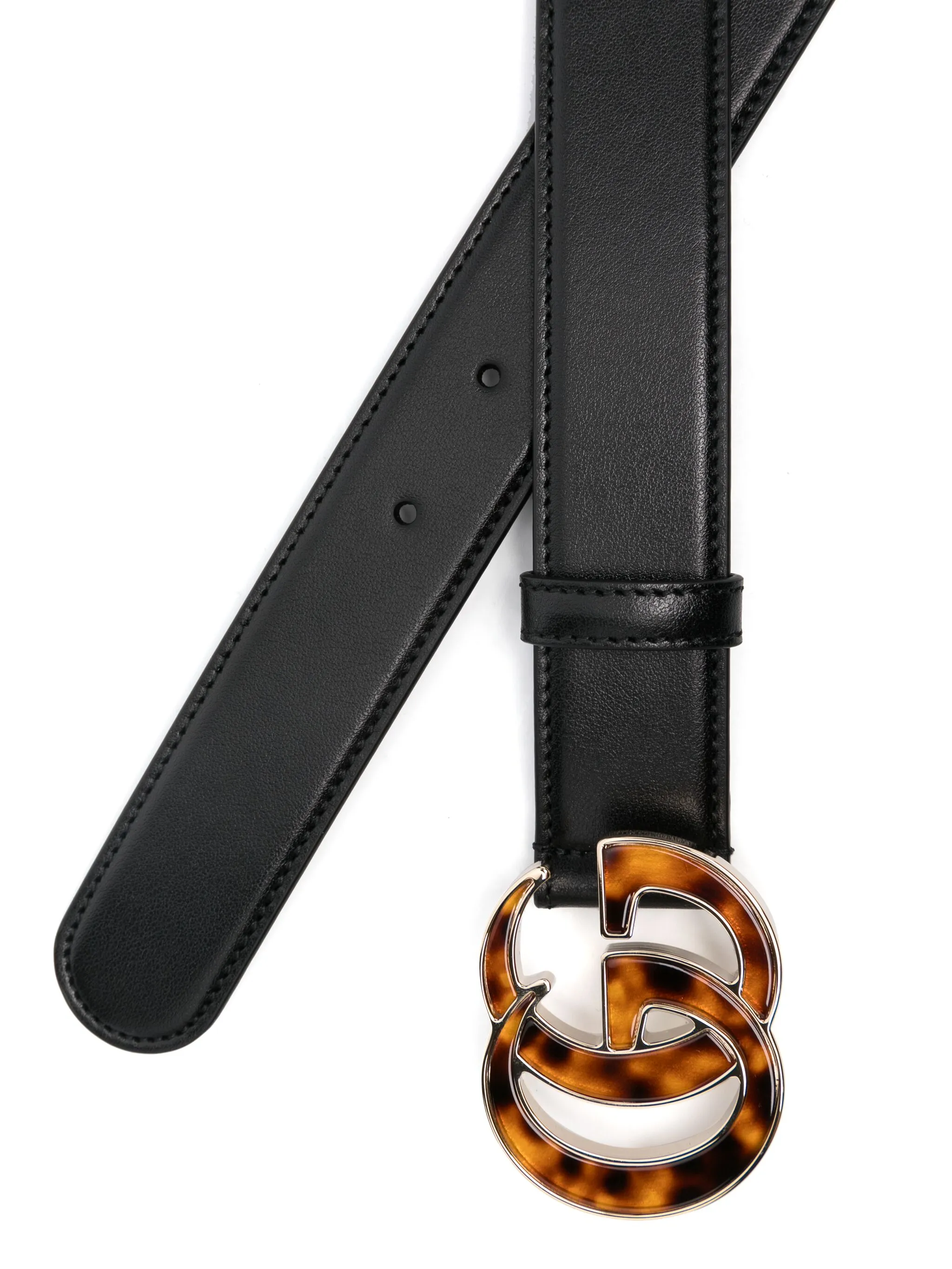 Ремень GG Marmont Gucci, черный — фото 2