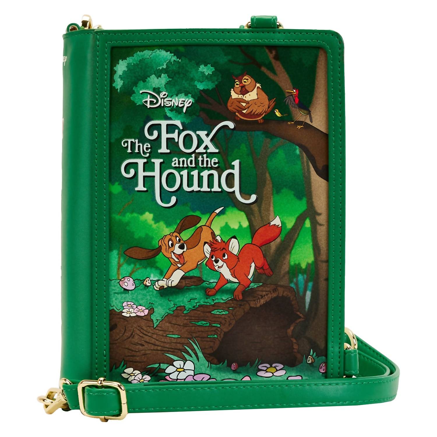 

Женская сумка Fox And The Hound сумка через плечо в цвете Hunter Green Loungefly