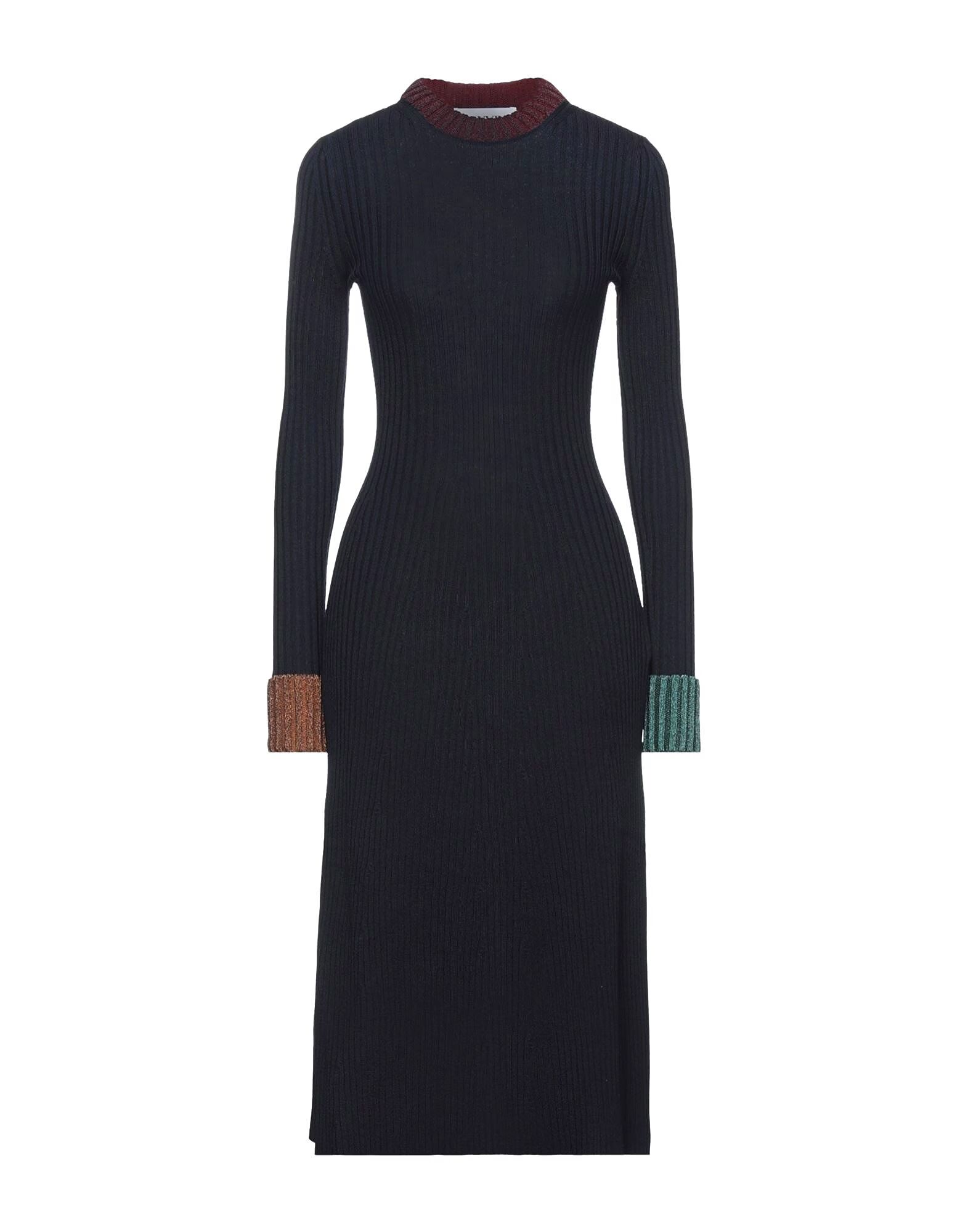 

Платье миди Lanvin, полуночно-синий