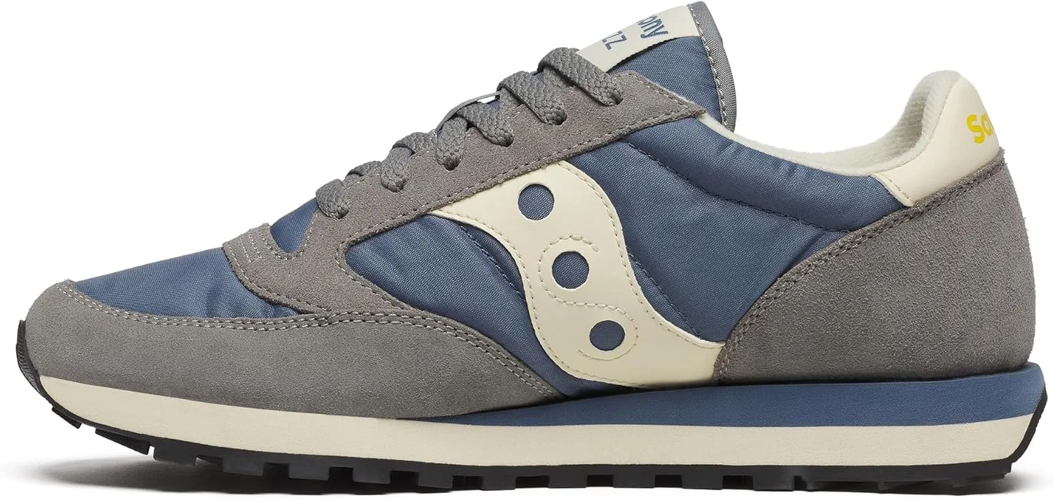 Мужские винтажные кроссовки Saucony Jazz Original, белый/синий — фото 3