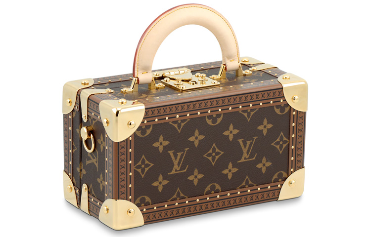 

LOUIS VUITTON Сумка из холста с покрытием, сумка через плечо, жесткий чехол, унисекс, коричневый