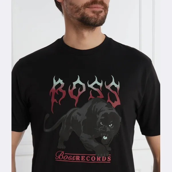 Футболка Teepantera стандартного кроя Boss, черный — фото 4