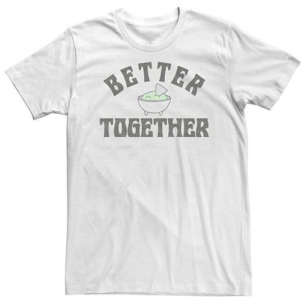 

Футболка Big & Tall "Better Together" с принтом chips & guac Licensed Character