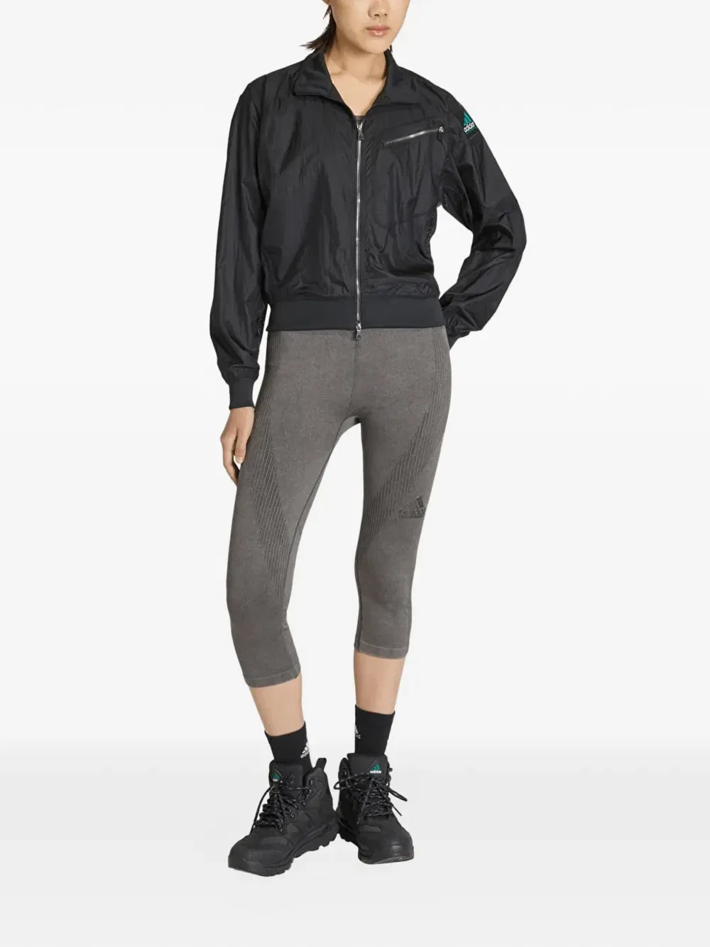 Спортивная куртка с логотипом Equipment Adidas, черный — фото 2
