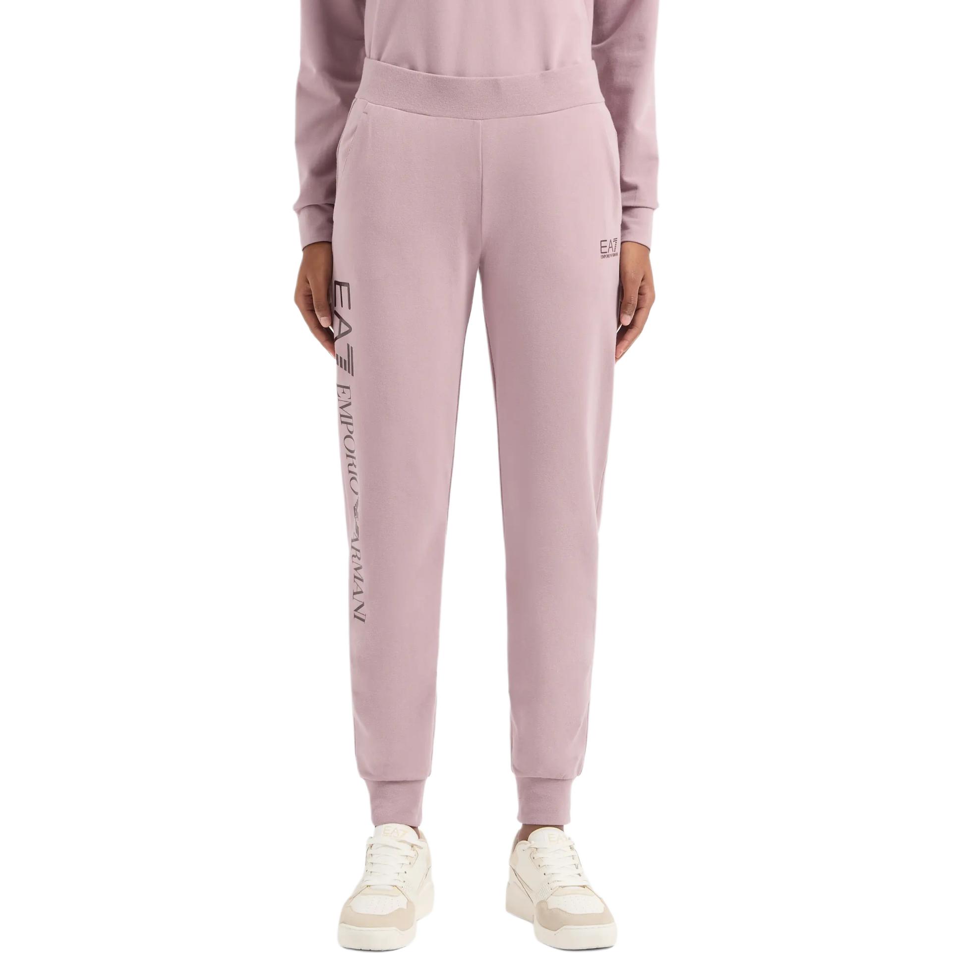 EA7 SS24 Повседневные брюки женские розовые EMPORIO ARMANI — фото 4
