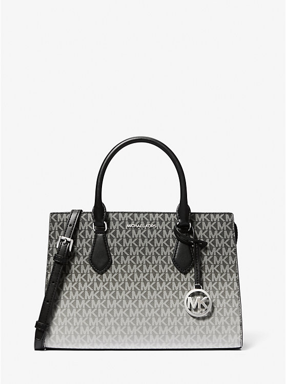 

Сумка Sheila среднего размера с фирменным логотипом и эффектом омбре Michael Kors, черный