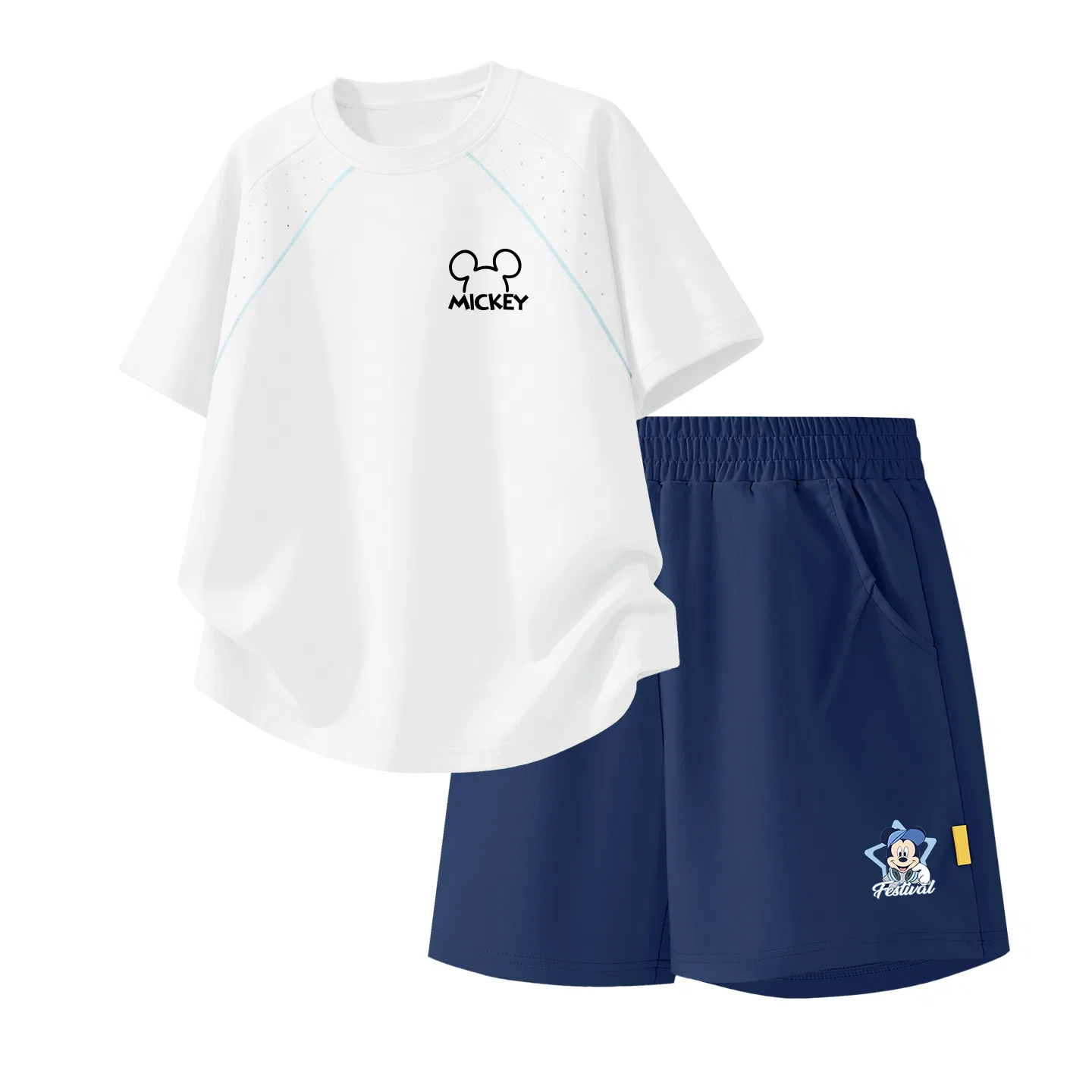 Детский спортивный костюм Casual Sportswear 2 Piece Set Disney, Thick Board Di Line K Hyacinth Purple+Deni Knot K_Bottom Right Mulberry Purple — фото 3