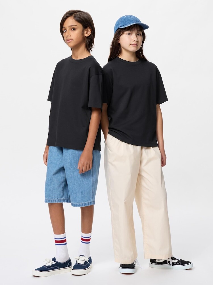 

Футболка airism из хлопка с круглым вырезом Uniqlo, цвет 09 черный