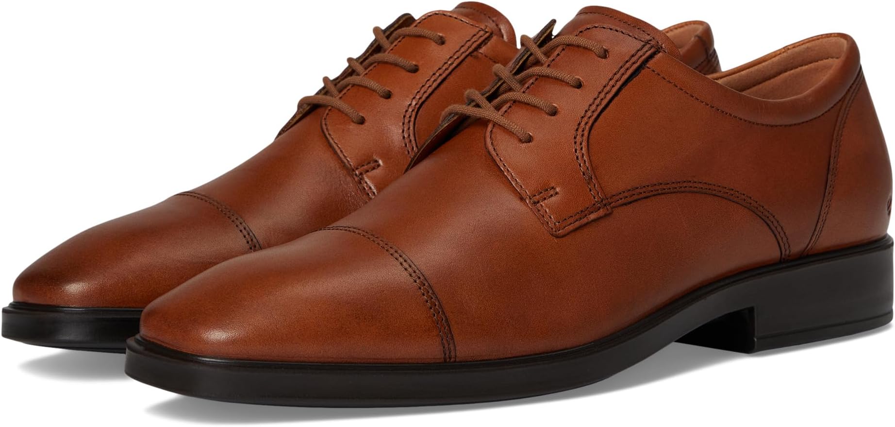 

Оксфорды ECCO Milan Cap Toe Tie Oxford, цвет Saddle