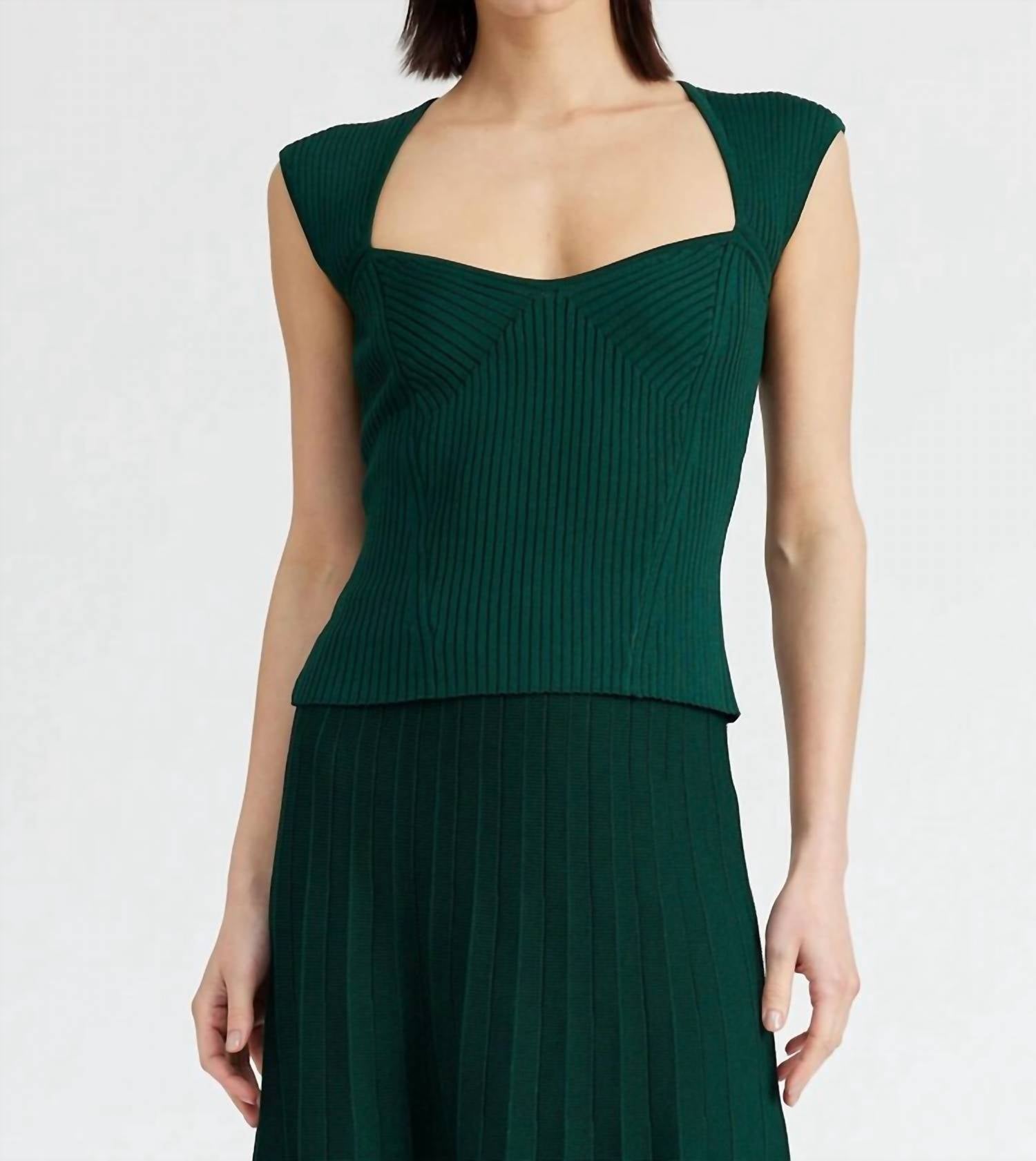 

Топ Sigrid в цвете Forest Green En Saison