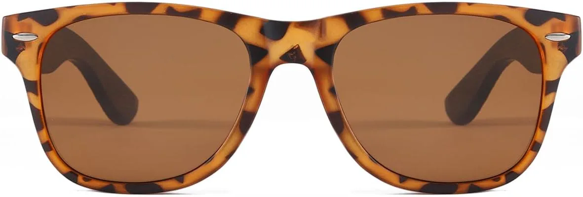 

Прямоугольные солнцезащитные очки для женщин и мужчин в стиле ретро 90-х, массивные прямоугольные солнцезащитные очки с защитой UV400 GNOLONG, Leopard Brown