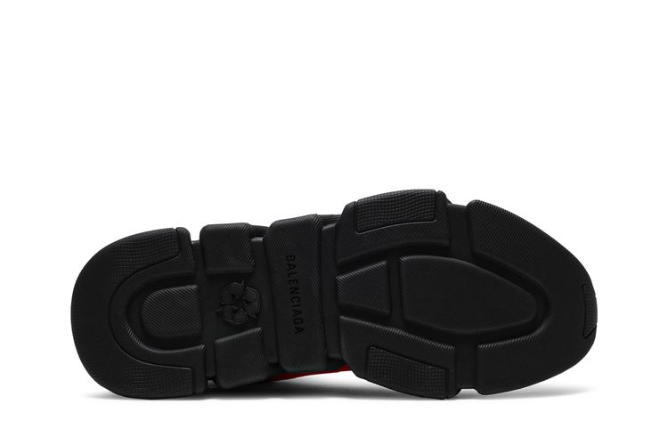 Кроссовки Balenciaga Recycled Speed Sneaker 'Red Black', красный — фото 4