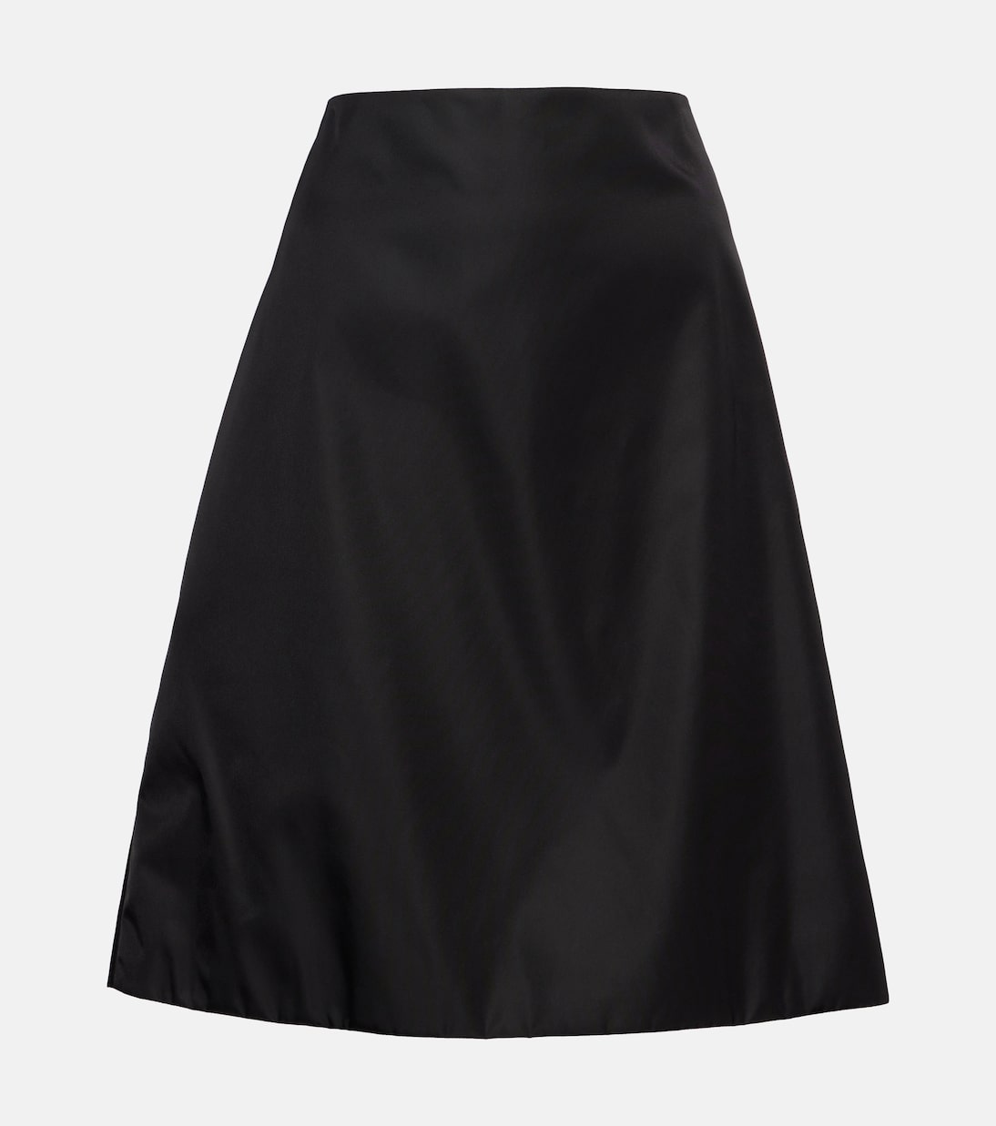 

Юбка миди из Re-Nylon Prada, черный
