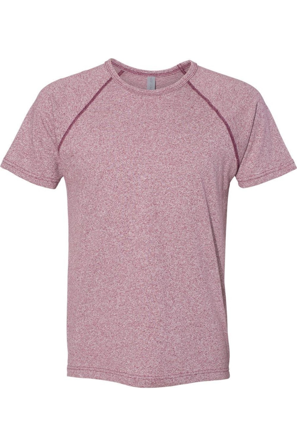 

Футболка унисекс Next Level Mock Twist Raglan, цвет tech maroon