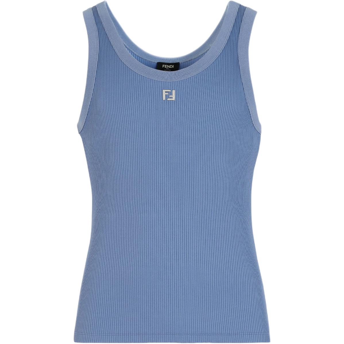 

FENDI Майка SS24 для мужчин синяя