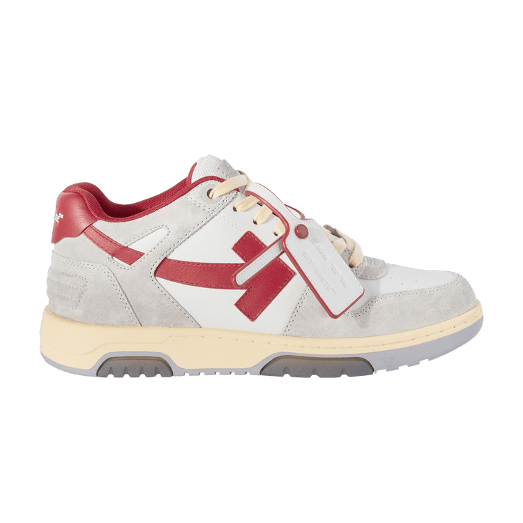 

Кроссовки Off-White Off-White Out of Office Low 'Light Grey Red', серый