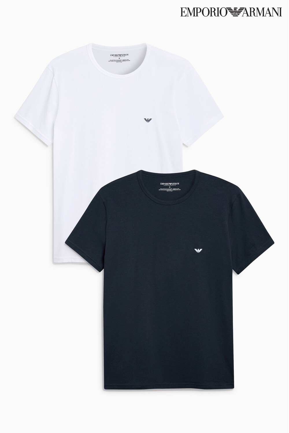 

Комплект из 2 узких рубашек Emporio Armani, синий