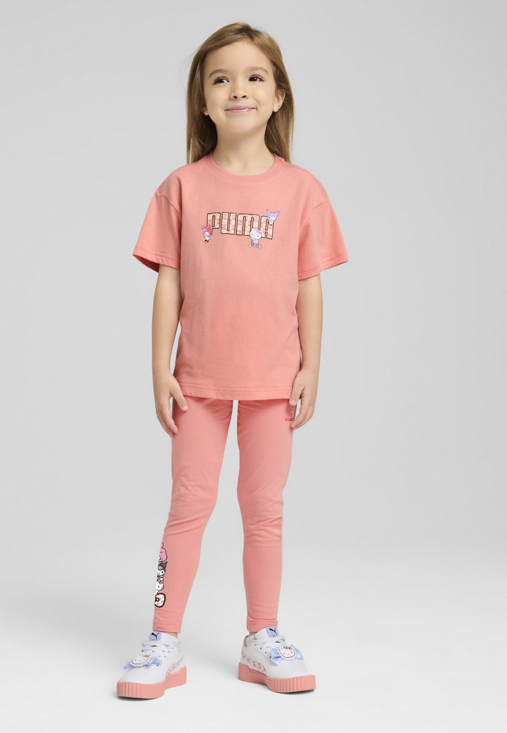 

Футболка с принтом HELLO KITTY AND RELAXED GRAPHIC Puma, фуксия
