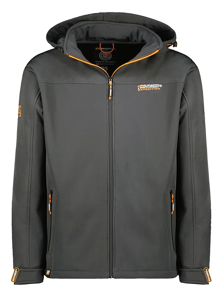 Софтшелл-куртка детская, водонепроницаемая Geographical Norway, серый