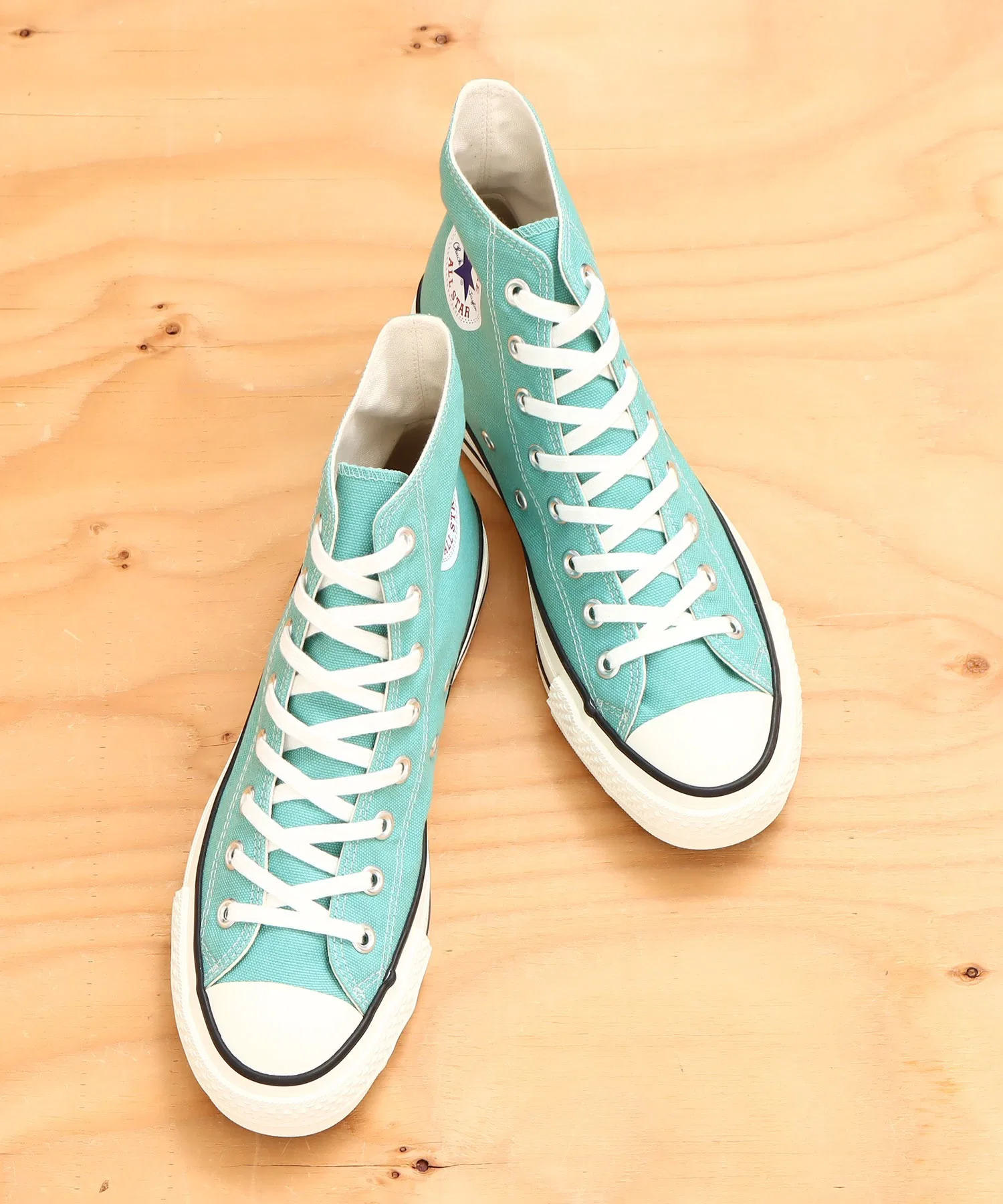 Унисекс кроссовки CONVERSE CANVAS ALL STAR J HI мятные — фото 2
