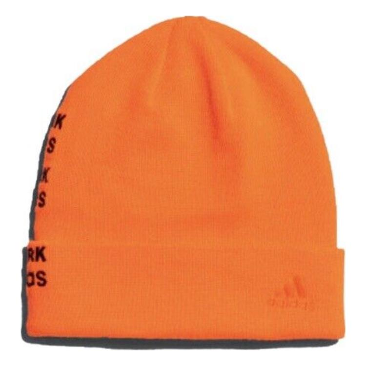 

Унисекс оранжевая акриловая шапка Adidas