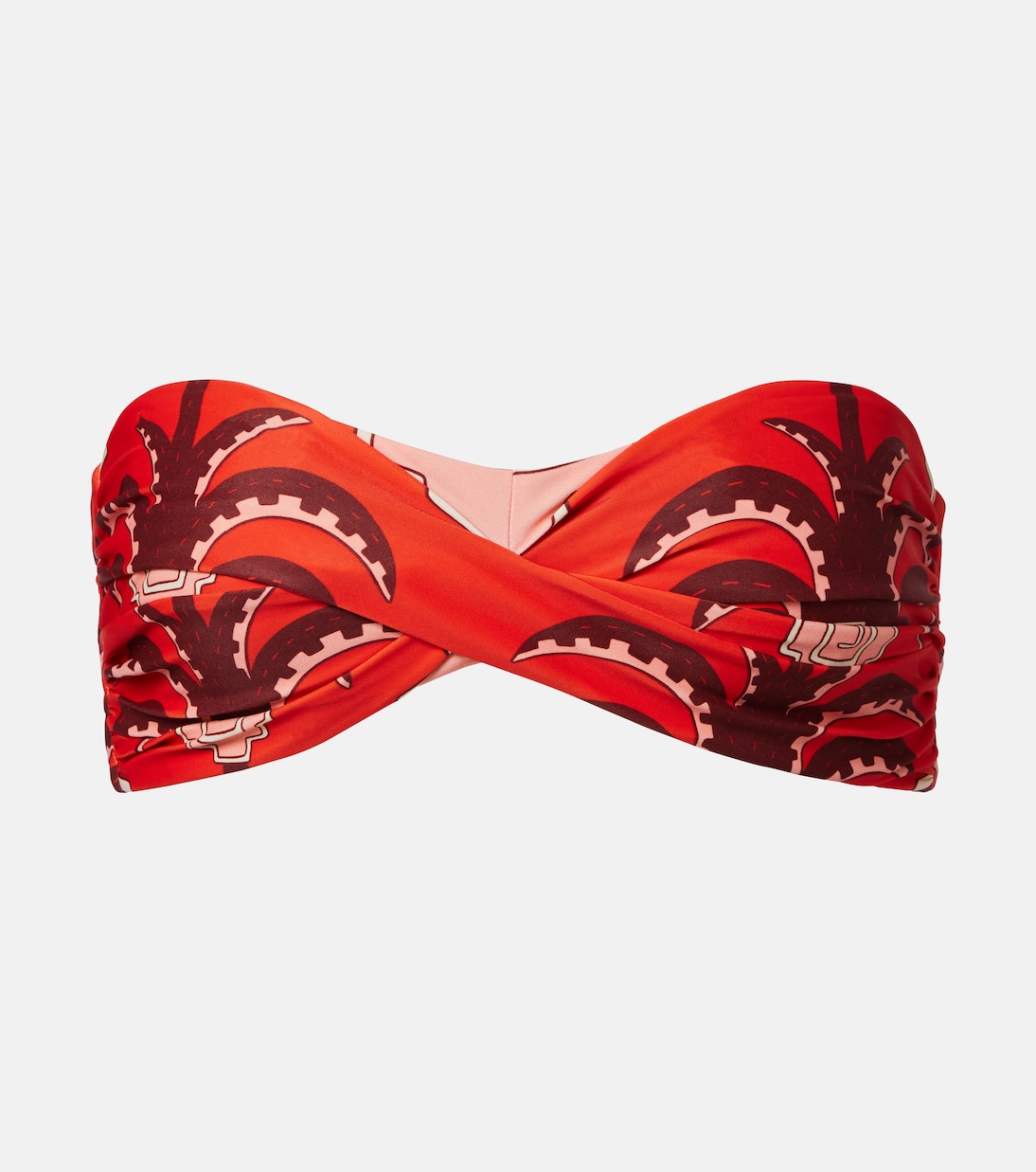 

Принтованный топ бикини Johanna Ortiz, Red/Wine/Pink