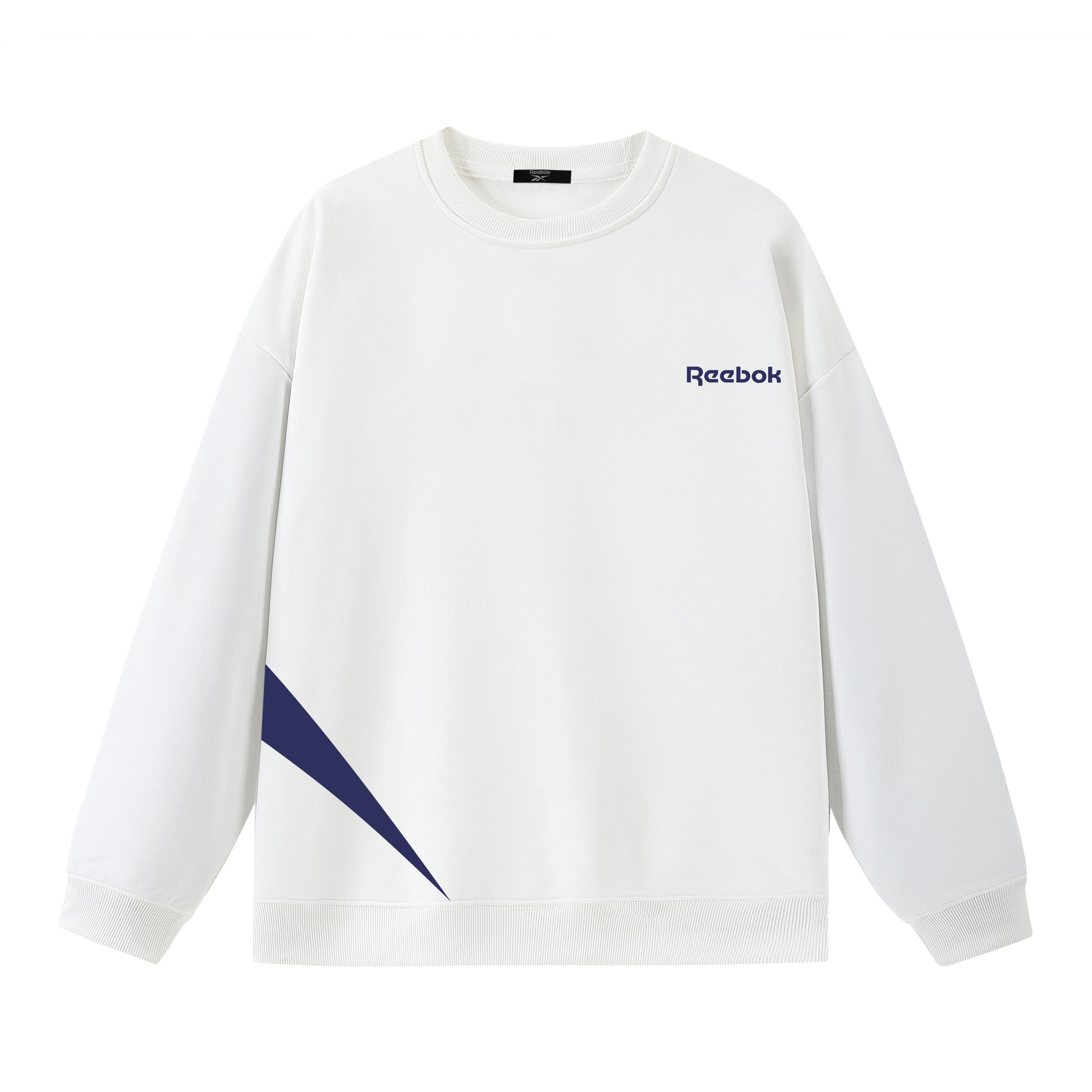 

Свитшот Unisex Crew Neck Moderate Heavyweight Reebok, белый[fleece-lined]