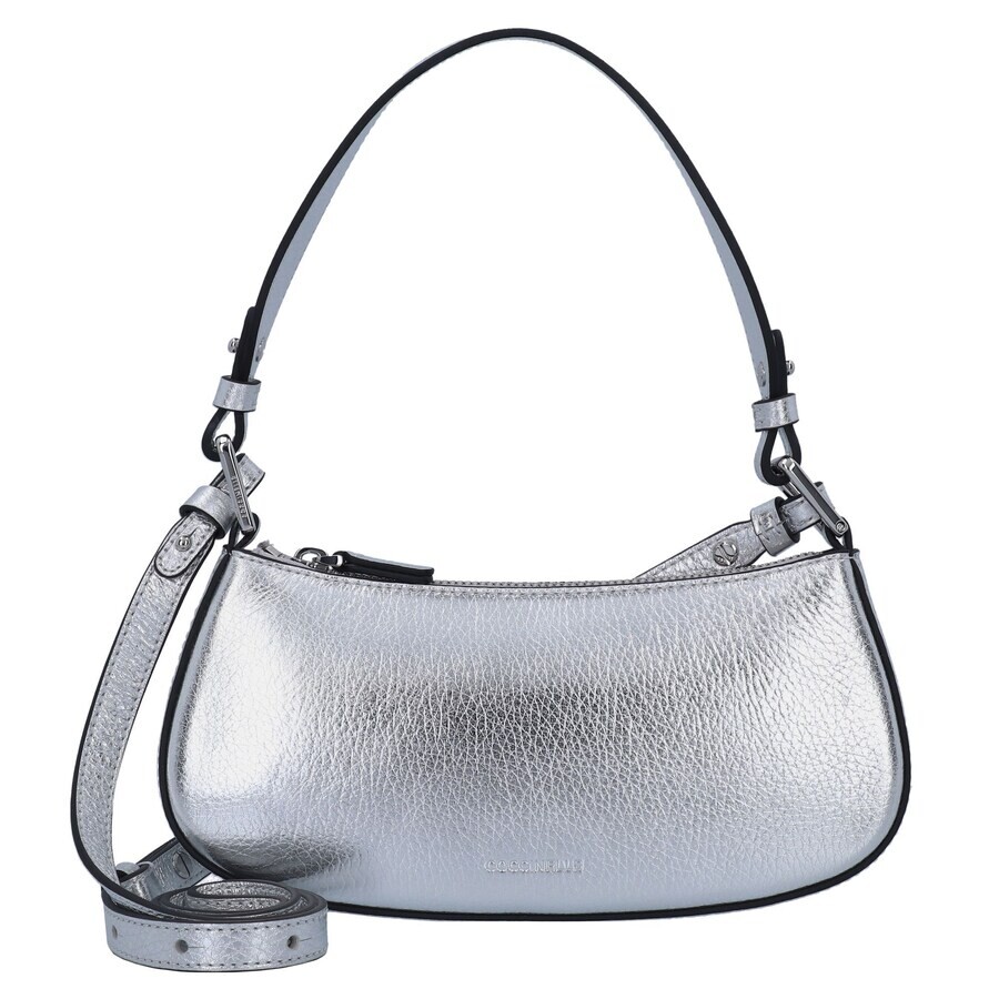 

Сумка через плечо Coccinelle Shoulder Merveille, серебряный, Серебристый, Сумка через плечо Coccinelle Shoulder Merveille, серебряный